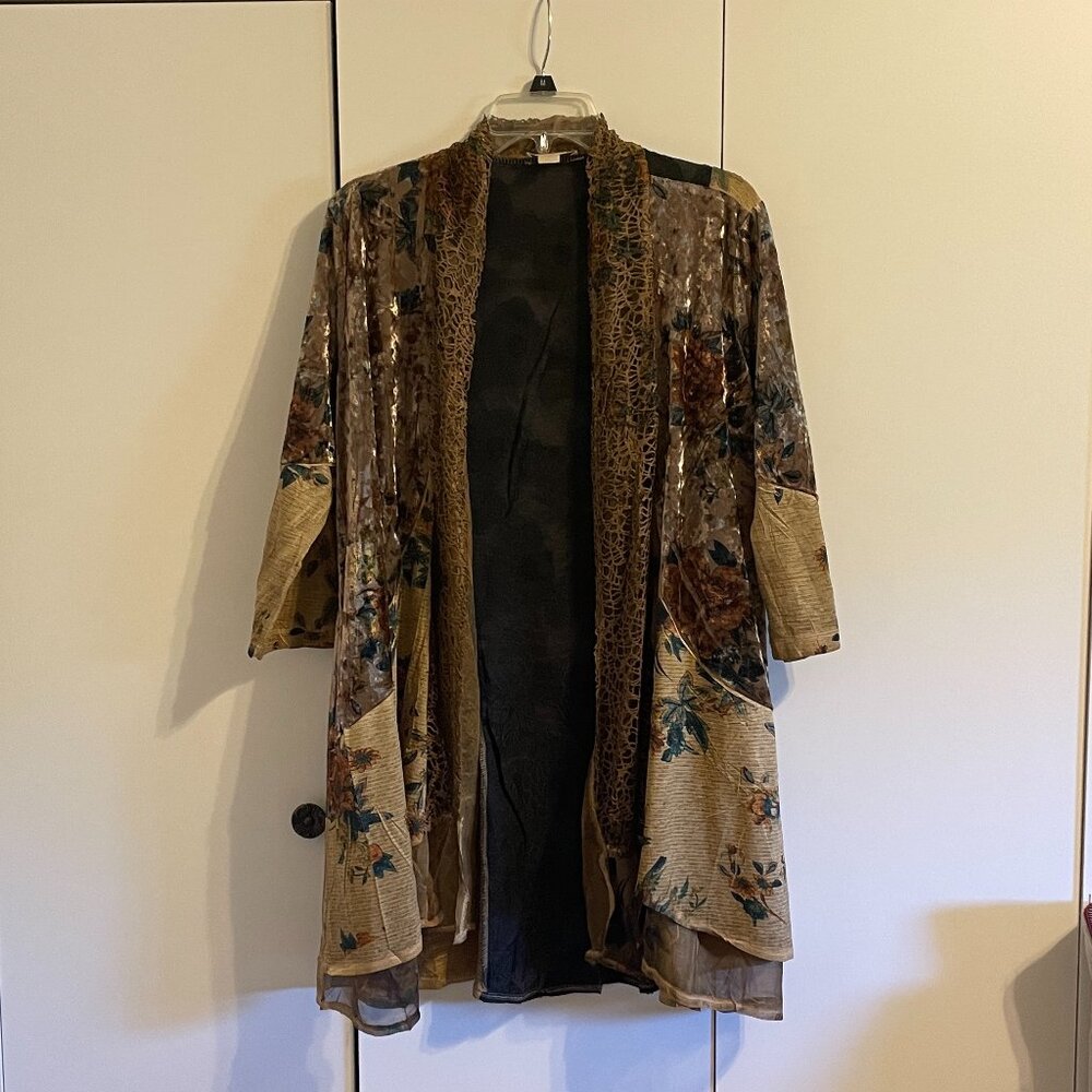 KAMANA Open Front Cardigan Duster Jacket